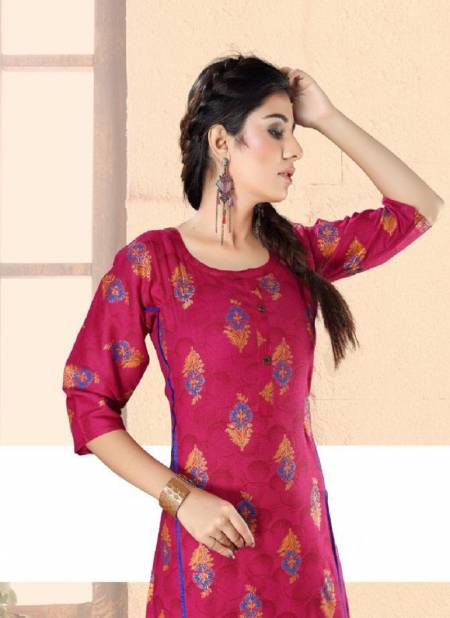 Archer Latest Designer Party Wear Two Tone Printed Anarkali Kurti Collection  Catalog